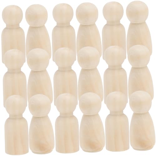FUNNETOYU 48 Stück Teiliges Holzfiguren Naturbelassen zum Bemalen DIY Holzpuppen Bastelset Kreative Handpuppen für Malen und Dekoration Holzfiguren zum Gestalten FUNNETOYU 48 Stück Teiliges Holzfiguren Naturbelassen zum Bemalen DIY Holzpuppen Bastelset Kreative Handpuppen für Malen und Dekoration Holzfiguren zum Gestalten von FUNNETOYU