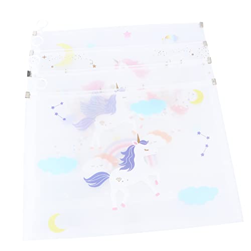 FUNNETOYU 4Stücke Einhorn Reißverschluss Dateihalter Transparente Schreibwaren für Schule und Büro Praktischer Dokumenten Organizer mit Niedlichem Design für Studenten FUNNETOYU 4Stücke Einhorn Reißverschluss Dateihalter Transparente Schreibwaren für Schule und Büro Praktischer Dokumenten Organizer mit Niedlichem Design für Studenten von FUNNETOYU