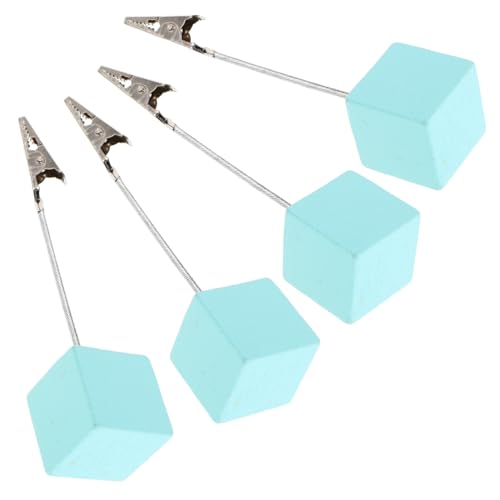 FUNNETOYU 4Stücke Memohalter mit Würfelbasis Einstellbare Clip für Schreibtisch Foto Display und Tischnummernhalter für Heimdekoration Büro und Schule Sanftem FUNNETOYU 4Stücke Memohalter mit Würfelbasis Einstellbare Clip für Schreibtisch Foto Display und Tischnummernhalter für Heimdekoration Büro und Schule Sanftem von FUNNETOYU