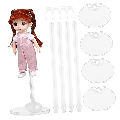 FUNNETOYU 4Stücke Puppenständer Transparent Puppenhalter Displayständer für Puppenmodelle Verstellbare Stütze mit Breiter Basis zur Präsentation und Aufbewahrung von Puppen FUNNETOYU 4Stücke Puppenständer Transparent Puppenhalter Displayständer für Puppenmodelle Verstellbare Stütze mit Breiter Basis zur Präsentation und Aufbewahrung von Puppen von FUNNETOYU