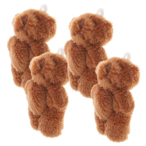 FUNNETOYU 4stücke Mini Bären Teiliges Plüschtier Deko Für Schlüsselanhänger Taschen Und Puppenhaus Vielseitige Dekoration Mit Charmanten Miniatur-bärenfiguren FUNNETOYU 4stücke Mini Bären Teiliges Plüschtier Deko Für Schlüsselanhänger Taschen Und Puppenhaus Vielseitige Dekoration Mit Charmanten Miniatur-bärenfiguren von FUNNETOYU