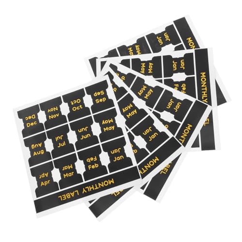 FUNNETOYU 5 Blätter Gold -Stempel -Etikettenaufkleber klebrige Indexregisterkarten Index-Tabs Monatsetiketten monatlich Bibelzubehör für Frauen Agenda -Buch PVC selbstklebend Schwarz FUNNETOYU 5 Blätter Gold -Stempel -Etikettenaufkleber klebrige Indexregisterkarten Index-Tabs Monatsetiketten monatlich Bibelzubehör für Frauen Agenda -Buch PVC selbstklebend Schwarz von FUNNETOYU