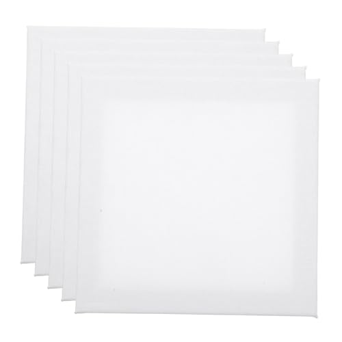FUNNETOYU 5 Stück Ölgemälderahmen Für Gespannte Malbrett Große Leere Maltafeln Auf Farbtafel Quadratische Leinwandplatten Bretter Malen Weiß Segeltuch FUNNETOYU 5 Stück Ölgemälderahmen Für Gespannte Malbrett Große Leere Maltafeln Auf Farbtafel Quadratische Leinwandplatten Bretter Malen Weiß Segeltuch von FUNNETOYU