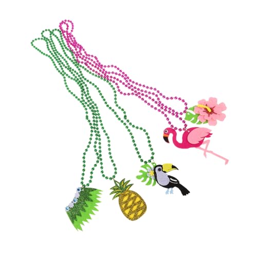 FUNNETOYU 5 Stück Teiliges Hawaii-Party Halsketten mit Perlenanhängern Tropische Stranddekoration Leichte Bunte Schmuckkette für Sommer Urlaub Beachparty und Tropische Events FUNNETOYU 5 Stück Teiliges Hawaii-Party Halsketten mit Perlenanhängern Tropische Stranddekoration Leichte Bunte Schmuckkette für Sommer Urlaub Beachparty und Tropische Events von FUNNETOYU