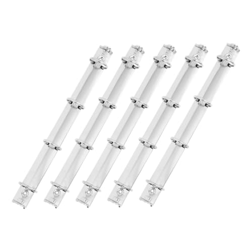 FUNNETOYU 5 Stück Teiliges Metall Ringbuch mit Metallklammern Robuster Notizbuch Organizer für Schule Büro Dokumentenablage Leicht Tragbar Langlebig und Vielseitig Einsetzbar FUNNETOYU 5 Stück Teiliges Metall Ringbuch mit Metallklammern Robuster Notizbuch Organizer für Schule Büro Dokumentenablage Leicht Tragbar Langlebig und Vielseitig Einsetzbar von FUNNETOYU