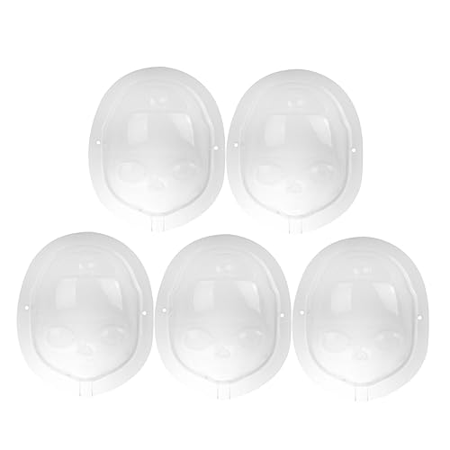 FUNNETOYU 5 Stück Teiliges Mini Gesichtsschutzmasken für Puppen Transparente Staubschutz Abdeckung DIY Bastelzubehör für Kleine Loli Puppen und Plüschtiere Praktische Mini Maske für FUNNETOYU 5 Stück Teiliges Mini Gesichtsschutzmasken für Puppen Transparente Staubschutz Abdeckung DIY Bastelzubehör für Kleine Loli Puppen und Plüschtiere Praktische Mini Maske für von FUNNETOYU