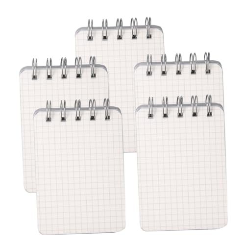 FUNNETOYU 5 Stück Teiliges Mini Spiral Notizbuch mit Rasterseiten Losem Ringbindung Tragbares Notizpad für Schule und Büro Wiederbefüllbar Vielseitig als Memo und Lernkarte Geeignet FUNNETOYU 5 Stück Teiliges Mini Spiral Notizbuch mit Rasterseiten Losem Ringbindung Tragbares Notizpad für Schule und Büro Wiederbefüllbar Vielseitig als Memo und Lernkarte Geeignet von FUNNETOYU