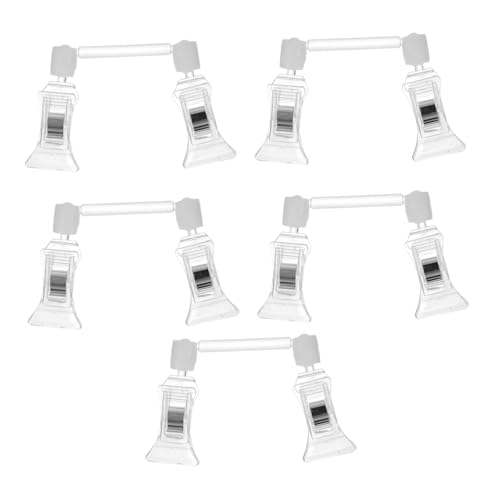 FUNNETOYU 5 Stück Teiliges Preisschild klemmen Langlebigem Material Praktischer Etikettenhalter für Preisschilder und Regalinformationen im Supermarkt und Einzelhandel FUNNETOYU 5 Stück Teiliges Preisschild klemmen Langlebigem Material Praktischer Etikettenhalter für Preisschilder und Regalinformationen im Supermarkt und Einzelhandel von FUNNETOYU