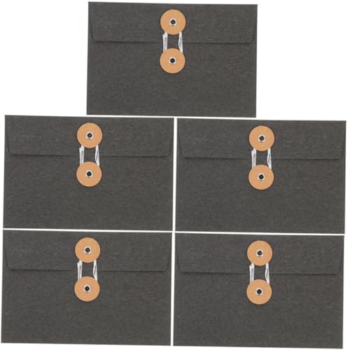 FUNNETOYU 5 Stück Teiliges Vintage Kraftpapier Umschlag mit Bindeschnur Multifunktionale Postkarten Aufbewahrungstaschen Stabile Dokumentenhüllen für Einladungen Gutscheine und Bastelpapier FUNNETOYU 5 Stück Teiliges Vintage Kraftpapier Umschlag mit Bindeschnur Multifunktionale Postkarten Aufbewahrungstaschen Stabile Dokumentenhüllen für Einladungen Gutscheine und Bastelpapier von FUNNETOYU