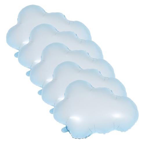 FUNNETOYU 5 Stück Wolkenballon Luftballons Junge Wolkenfolienballons Partyzubehör Dusche Ballondekorationen Babyparty -Dekorationen dekorativer Luftballon Aluminiumfolie Himmelblau FUNNETOYU 5 Stück Wolkenballon Luftballons Junge Wolkenfolienballons Partyzubehör Dusche Ballondekorationen Babyparty -Dekorationen dekorativer Luftballon Aluminiumfolie Himmelblau von FUNNETOYU