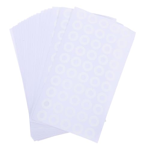 FUNNETOYU 50 Blatt Selbstklebende Papierlochverstärker aus PVC Runde Lochschutz Aufkleber für Schnellhefter Lose Blattsammlung Büro Schule und Zuhause Starke Haftung Vielseitig Einsetzbar FUNNETOYU 50 Blatt Selbstklebende Papierlochverstärker aus PVC Runde Lochschutz Aufkleber für Schnellhefter Lose Blattsammlung Büro Schule und Zuhause Starke Haftung Vielseitig Einsetzbar von FUNNETOYU