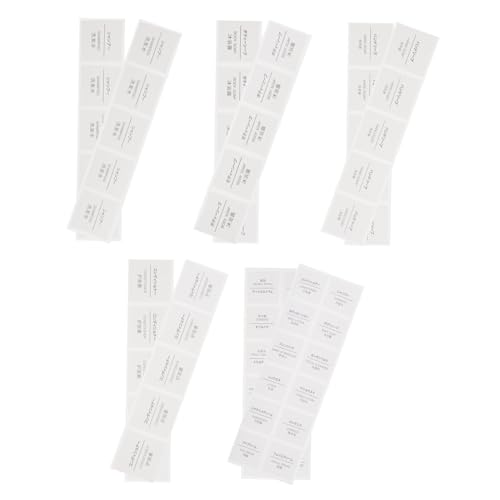 FUNNETOYU 50 Blatt Selbstklebende Wasserdichte Kosmetikflaschen etiketten Kleine Aufkleber Geeignet für Shampoo Conditioner Duschgel Seifenspender Praktische Klassifizierung für Haushalt FUNNETOYU 50 Blatt Selbstklebende Wasserdichte Kosmetikflaschen etiketten Kleine Aufkleber Geeignet für Shampoo Conditioner Duschgel Seifenspender Praktische Klassifizierung für Haushalt von FUNNETOYU