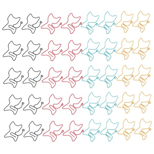 FUNNETOYU 50 Stück Bunte Katzen Büroklammern Metall Büroklammern in Katzenform Kreative Lesezeichen Clips für Schule Büro und Organisation als für Katzenliebhaber Praktische Zufällige Farbe FUNNETOYU 50 Stück Bunte Katzen Büroklammern Metall Büroklammern in Katzenform Kreative Lesezeichen Clips für Schule Büro und Organisation als für Katzenliebhaber Praktische Zufällige Farbe von FUNNETOYU