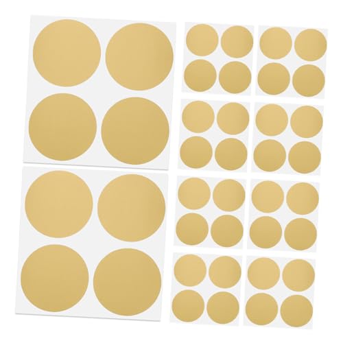 FUNNETOYU 50 Stück Goldene Runde Scratch Off Sticker Selbstklebende Rubbellose für DIY Rubbelkarten Langlebig Reißfest für Bridal Shower Spiele Interaktives Unterhaltungsmaterial FUNNETOYU 50 Stück Goldene Runde Scratch Off Sticker Selbstklebende Rubbellose für DIY Rubbelkarten Langlebig Reißfest für Bridal Shower Spiele Interaktives Unterhaltungsmaterial von FUNNETOYU
