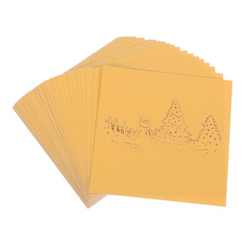 FUNNETOYU 50 Stück Goldene Schneemann Tischkarten Wiederverwendbar mit Weihnachtlichem Motiv Blanko Platzkarten für Weihnachtsfeier Einfache Beschriftung Dekoration für Festliche Dinner und von FUNNETOYU