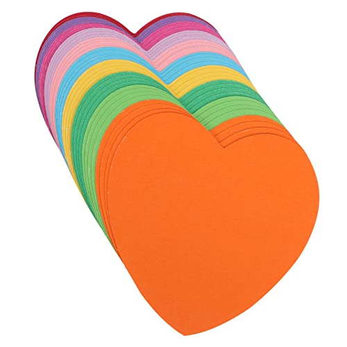 FUNNETOYU 50 Stück Herzförmige Bunte Haftnotizen Selbstklebende Notizblätter für Büro Schule und Zuhause Organisieren von Gedanken und Erinnerungen von FUNNETOYU