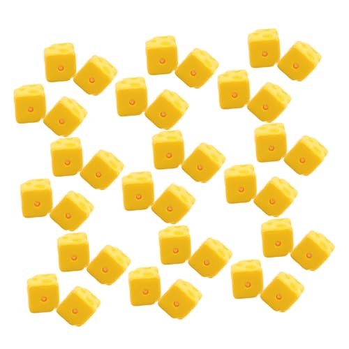 FUNNETOYU 50 Stück Käseperlen Cubes in Gelb Leichte Spacer Perlen für DIY Schmuckherstellung Vielseitig für Armbänder Halsketten Schlüsselanhänger und Telefonketten Farbenfrohe Dekoration FUNNETOYU 50 Stück Käseperlen Cubes in Gelb Leichte Spacer Perlen für DIY Schmuckherstellung Vielseitig für Armbänder Halsketten Schlüsselanhänger und Telefonketten Farbenfrohe Dekoration von FUNNETOYU