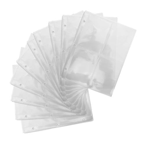 FUNNETOYU 50 Stück Kartenhüllen für Sammelkarten Binder Kompatibel Wasserfest Geeignet für Baseball Fußball Hockeykarten Organizer für Trading Cards mit Hoher Kapazität von FUNNETOYU