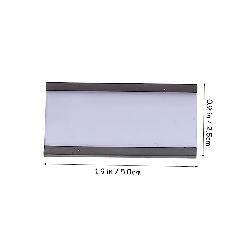 FUNNETOYU 50 Stück Magnetischer Etikettenhalter Magnetische Preisschildhalter für Lagerregal Praktische Clip Etiketten zur Warenkennzeichnung und Preisauszeichnung im Supermarkt FUNNETOYU 50 Stück Magnetischer Etikettenhalter Magnetische Preisschildhalter für Lagerregal Praktische Clip Etiketten zur Warenkennzeichnung und Preisauszeichnung im Supermarkt von FUNNETOYU