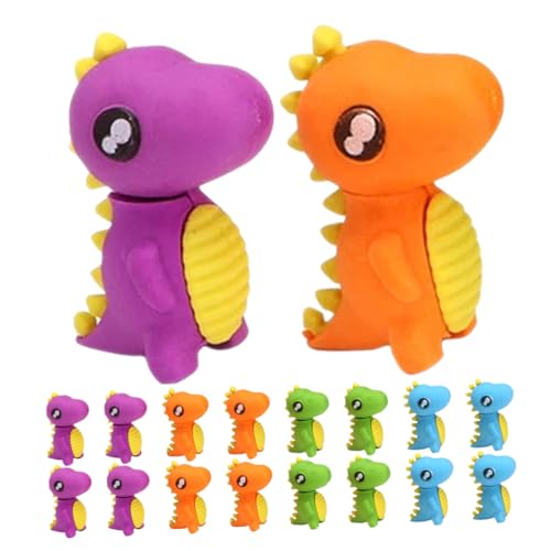 FUNNETOYU 50 Stück Niedliche Dinosaurier Radiergummis für Cartoon Radierer aus Sicherem Material für Schule und Bastelprojekte als oder Mitgebsel FUNNETOYU 50 Stück Niedliche Dinosaurier Radiergummis für Cartoon Radierer aus Sicherem Material für Schule und Bastelprojekte als oder Mitgebsel von FUNNETOYU