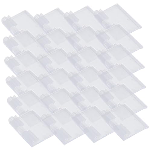 FUNNETOYU 50 Stück Preisschildhalter aus Robustem PVC Transparente Etikettenclips mit Doppelhaken Einfache Anbringung für Supermarkt Laderegale Praktische Schildhalter für Preisauszeichnung FUNNETOYU 50 Stück Preisschildhalter aus Robustem PVC Transparente Etikettenclips mit Doppelhaken Einfache Anbringung für Supermarkt Laderegale Praktische Schildhalter für Preisauszeichnung von FUNNETOYU