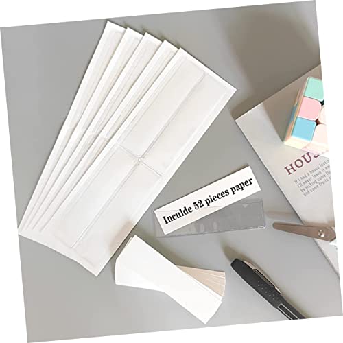 FUNNETOYU 50 Stück Selbstklebende PVC Visitenkartenhalter Transparent Langlebige Aufbewahrungstaschen mit Öffnung für Einfache Karteneinlage Geeignet für Ordner Whiteboards Regale und FUNNETOYU 50 Stück Selbstklebende PVC Visitenkartenhalter Transparent Langlebige Aufbewahrungstaschen mit Öffnung für Einfache Karteneinlage Geeignet für Ordner Whiteboards Regale und von FUNNETOYU