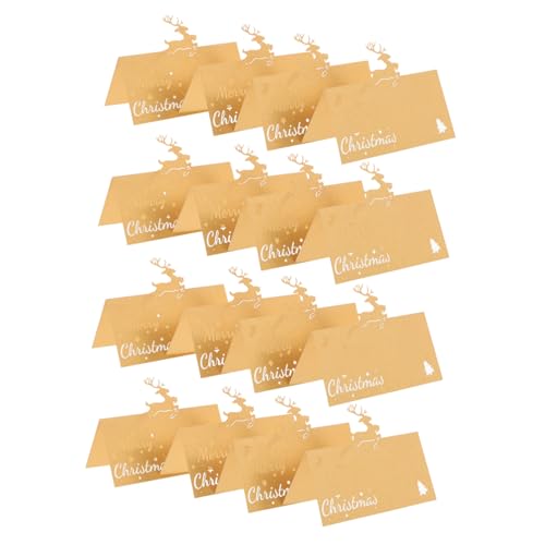 FUNNETOYU 50 Stück Tischkarten Namenskarten Für Tischdekoration Sitzkarten Für Festessen Für Teepartys Namenskarten Für Hochzeiten Tischzeltkarten Golden FUNNETOYU 50 Stück Tischkarten Namenskarten Für Tischdekoration Sitzkarten Für Festessen Für Teepartys Namenskarten Für Hochzeiten Tischzeltkarten Golden von FUNNETOYU