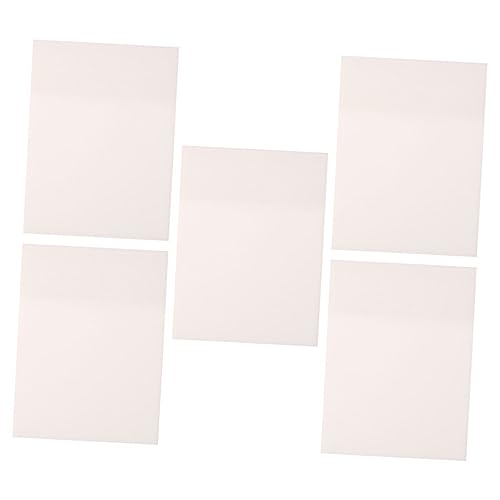 FUNNETOYU 5Stücke Transparente Wasserdichte Notizblöcke Memo Pads für Schule Büro und Zuhause für Studenten und Lehrer Praktische Haftnotizen Kleinformat von FUNNETOYU