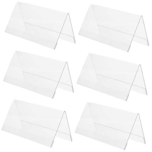 FUNNETOYU 6 Stück Acryl Tischaufsteller für Sitzplatzkarten Doppelseitige Namensschilder für Hochzeiten Veranstaltungen und V Förmige Displays FUNNETOYU 6 Stück Acryl Tischaufsteller für Sitzplatzkarten Doppelseitige Namensschilder für Hochzeiten Veranstaltungen und V Förmige Displays von FUNNETOYU