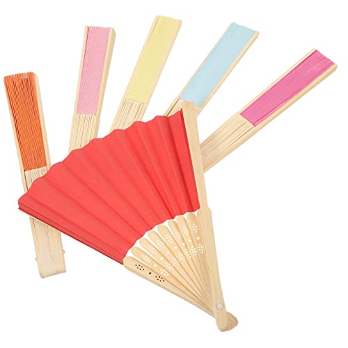 FUNNETOYU 6 Stück Faltbare Diy Papierfächer Bunte Handfächer zum Gestalten für Dekoration und Kreative Freizeitgestaltung Leicht und Tragbar für Zuhause oder Unterwegs FUNNETOYU 6 Stück Faltbare Diy Papierfächer Bunte Handfächer zum Gestalten für Dekoration und Kreative Freizeitgestaltung Leicht und Tragbar für Zuhause oder Unterwegs von FUNNETOYU