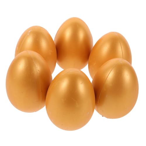 FUNNETOYU 6 Stück Goldenes Eierspielzeug Vor Eierträger Füllstoffe Spender Party Korb Lotto-eier Festival-eier Festival Goldene Eier Aktivität Leere Eier Leeres Ei Aktivität Liefert Gips FUNNETOYU 6 Stück Goldenes Eierspielzeug Vor Eierträger Füllstoffe Spender Party Korb Lotto-eier Festival-eier Festival Goldene Eier Aktivität Leere Eier Leeres Ei Aktivität Liefert Gips von FUNNETOYU