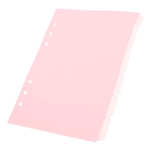 FUNNETOYU 6 Stück Teiliges Abnehmbare Trennblätter für Notizbücher Robuste Pp register mit Farbigen Tabs für Ringordner Praktische Loseblatt teiler für Büro und Schule FUNNETOYU 6 Stück Teiliges Abnehmbare Trennblätter für Notizbücher Robuste Pp register mit Farbigen Tabs für Ringordner Praktische Loseblatt teiler für Büro und Schule von FUNNETOYU