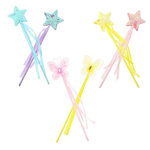 FUNNETOYU 6 Stück Teiliges Feenstab Leuchtend Leicht für Kindergeburtstag Party Zauberhafte Feenstäbe mit Niedlichen Motiven Dekorieren FUNNETOYU 6 Stück Teiliges Feenstab Leuchtend Leicht für Kindergeburtstag Party Zauberhafte Feenstäbe mit Niedlichen Motiven Dekorieren von FUNNETOYU