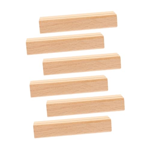 FUNNETOYU 6 Stück Teiliges Holz Kartenhalter Tischkartenhalter Platzkartenhalter Memohalter für Hochzeit Party Büro Natürlicher Holzständer für Menükarten Fotos Tischnummern und Notizen FUNNETOYU 6 Stück Teiliges Holz Kartenhalter Tischkartenhalter Platzkartenhalter Memohalter für Hochzeit Party Büro Natürlicher Holzständer für Menükarten Fotos Tischnummern und Notizen von FUNNETOYU