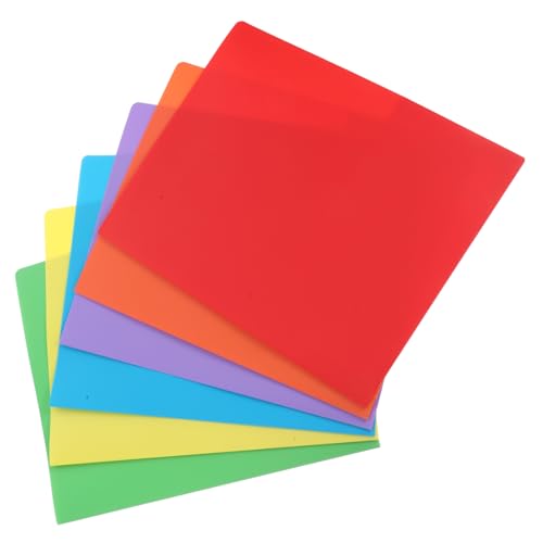 FUNNETOYU 6 Stück Teiliges Kunststoff Ordner mit Taschen und Zinkenverschluss Praktische Ablage für Schule und Büro zur Dokumentenorganisation und Präsentationen FUNNETOYU 6 Stück Teiliges Kunststoff Ordner mit Taschen und Zinkenverschluss Praktische Ablage für Schule und Büro zur Dokumentenorganisation und Präsentationen von FUNNETOYU