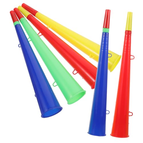 FUNNETOYU 6 Stück Teiliges Kunststoff Tröten Lautes Sportspiel Horn für Stadion Party und Fans Sicherer Kunststoff zum Anfeuern bei Sportevents Feiern Geburtstagen und Zufällige Farbe FUNNETOYU 6 Stück Teiliges Kunststoff Tröten Lautes Sportspiel Horn für Stadion Party und Fans Sicherer Kunststoff zum Anfeuern bei Sportevents Feiern Geburtstagen und Zufällige Farbe von FUNNETOYU