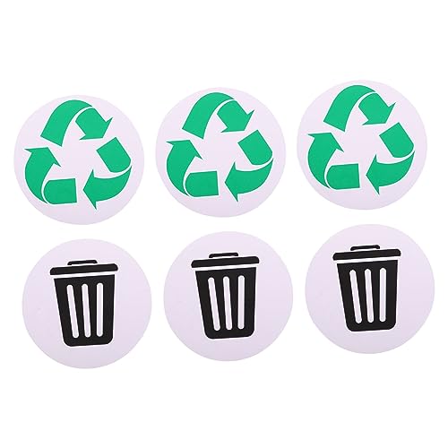 FUNNETOYU 6 Stück Teiliges Mülltonnen aufkleber Selbstklebend Mülltrennung Sticker für Recycling und Restmüll Praktische Sortierhilfe für Abfallbehälter im Innen Außenbereich FUNNETOYU 6 Stück Teiliges Mülltonnen aufkleber Selbstklebend Mülltrennung Sticker für Recycling und Restmüll Praktische Sortierhilfe für Abfallbehälter im Innen Außenbereich von FUNNETOYU