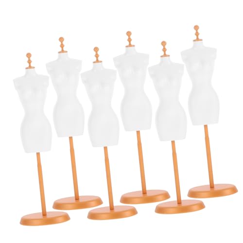 FUNNETOYU 6 Stück Teiliges Puppenkleid Schaufensterpuppe aus Robustem Kunststoff Kompakter Stabiler Puppenständer für Kleidungsdisplay für Ankleiden und Präsentieren von Puppenkleidung FUNNETOYU 6 Stück Teiliges Puppenkleid Schaufensterpuppe aus Robustem Kunststoff Kompakter Stabiler Puppenständer für Kleidungsdisplay für Ankleiden und Präsentieren von Puppenkleidung von FUNNETOYU