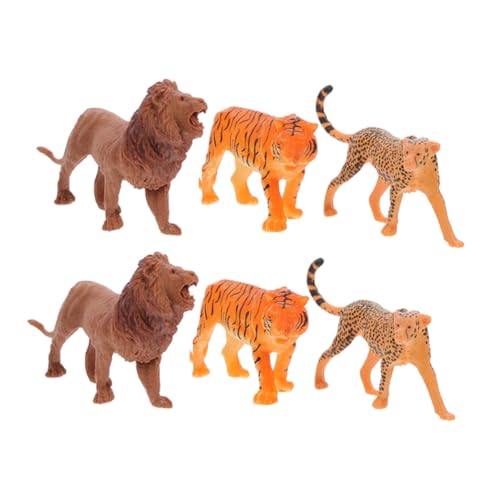 FUNNETOYU 6 Stück Teiliges Realistische Mini Tierfiguren aus Kunststoff Wiederverwendbare Miniatur Zoo Tier Modelle für Tortendeko Kindergeburtstag Dschungel Pädagogisch und Robust FUNNETOYU 6 Stück Teiliges Realistische Mini Tierfiguren aus Kunststoff Wiederverwendbare Miniatur Zoo Tier Modelle für Tortendeko Kindergeburtstag Dschungel Pädagogisch und Robust von FUNNETOYU