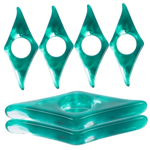 FUNNETOYU 6 Stück Teiliges Resin Daumen Buchseitenhalter in Jadegrün Leichter und Handlicher Buchhalter zum Einfachen Lesen Glatte Oberfläche für Komfortables Halten Praktisches Lesezubehör FUNNETOYU 6 Stück Teiliges Resin Daumen Buchseitenhalter in Jadegrün Leichter und Handlicher Buchhalter zum Einfachen Lesen Glatte Oberfläche für Komfortables Halten Praktisches Lesezubehör von FUNNETOYU