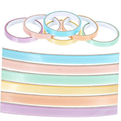 FUNNETOYU 6 Stück Teiliges Set Klebrige Ball Tapes Seidiges Buntes DIY Klebeband für Leicht Tragbar Sicheres Kunststoffmaterial für Geburtstage und Kreative Spielideen von FUNNETOYU