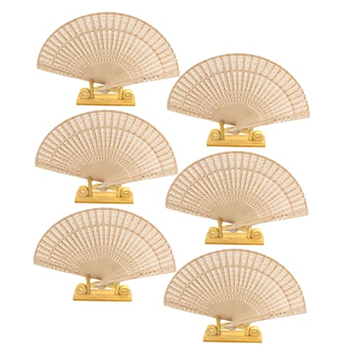 FUNNETOYU 6 Stück Vintage Holz Faltbare Holzdancing Fans mit Kunstvoller Ausstanzung für Hochzeiten und Tanzveranstaltungen FUNNETOYU 6 Stück Vintage Holz Faltbare Holzdancing Fans mit Kunstvoller Ausstanzung für Hochzeiten und Tanzveranstaltungen von FUNNETOYU