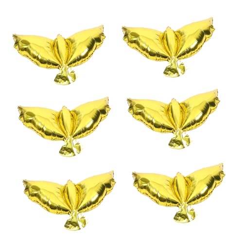 FUNNETOYU 6 Stück Weiße Tauben Luftballons Große Hochzeit Geburtstag Party Deko Realistische Friedenstaube Ballons für Outdoor Himmelstart FUNNETOYU 6 Stück Weiße Tauben Luftballons Große Hochzeit Geburtstag Party Deko Realistische Friedenstaube Ballons für Outdoor Himmelstart von FUNNETOYU