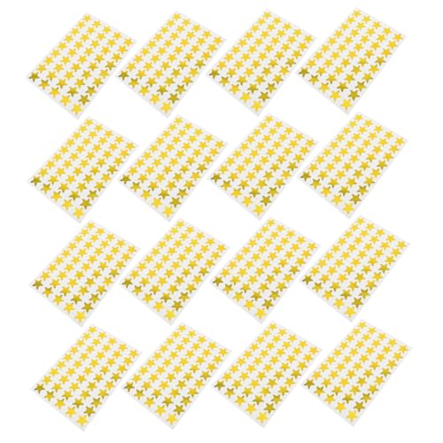 FUNNETOYU 60 Blatt Metallische Sternaufkleber Goldfarben Selbstklebend Kleine Belohnungssticker Für Lehrer Klassenzimmer Bastelprojekte Ohne Rückstände Motivationsfördernd von FUNNETOYU