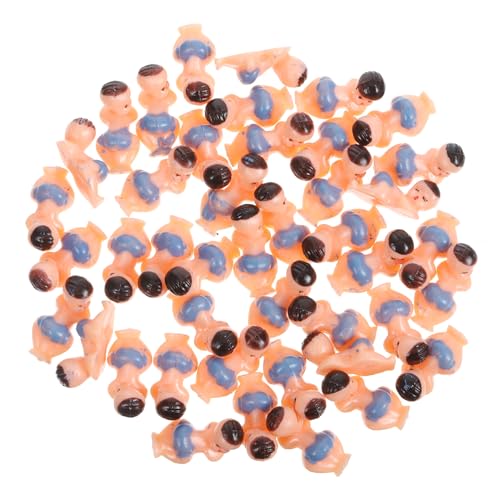 FUNNETOYU 60 Stück Mini Schlafende Junge Mädchen Kleine Plastikfiguren für Shower und Party Dekorationen für Babypartys FUNNETOYU 60 Stück Mini Schlafende Junge Mädchen Kleine Plastikfiguren für Shower und Party Dekorationen für Babypartys von FUNNETOYU