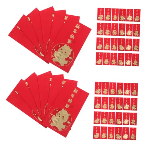 FUNNETOYU 60 Stück Rote Umschläge Jahr Des Pferdes Rote Geldumschläge für Lunar Neujahr Karikatur Motiv Robustes Papier Vielseitig für Hochzeit Firmenfeiern Familienfeste FUNNETOYU 60 Stück Rote Umschläge Jahr Des Pferdes Rote Geldumschläge für Lunar Neujahr Karikatur Motiv Robustes Papier Vielseitig für Hochzeit Firmenfeiern Familienfeste von FUNNETOYU