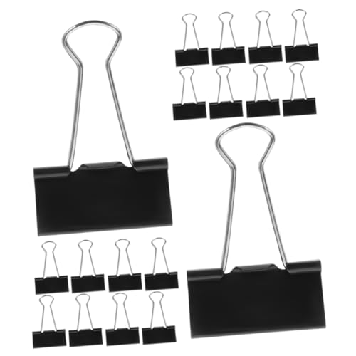 FUNNETOYU 60 Stück Schwarze Metall Binder Clips Starke Große Büroklammern für Dokumentenorganisation Professionelle Papierklemmen für Zuhause Schule Rechnungen und Akten Sortieren FUNNETOYU 60 Stück Schwarze Metall Binder Clips Starke Große Büroklammern für Dokumentenorganisation Professionelle Papierklemmen für Zuhause Schule Rechnungen und Akten Sortieren von FUNNETOYU