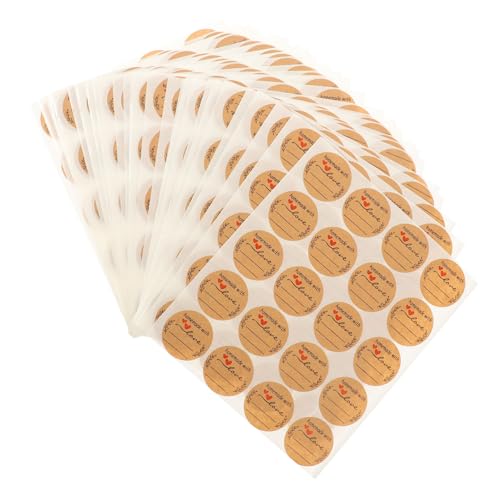 FUNNETOYU 600 Blatt Selbstklebende Kraftpapier Aufkleber Namensetiketten Vielseitig Beschriftbar für Geschenktüten Lebensmittelverpackungen Partys Handwerk und Dekoration FUNNETOYU 600 Blatt Selbstklebende Kraftpapier Aufkleber Namensetiketten Vielseitig Beschriftbar für Geschenktüten Lebensmittelverpackungen Partys Handwerk und Dekoration von FUNNETOYU