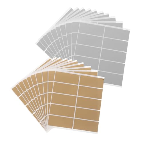 FUNNETOYU 600 Stück Teiliges Scratch-off Sticker Gold Silber Selbstklebende Rechteckige Rubbellose für DIY Gewinnspiele Überraschungskarten Geheime Botschaften für Partyspiele und FUNNETOYU 600 Stück Teiliges Scratch-off Sticker Gold Silber Selbstklebende Rechteckige Rubbellose für DIY Gewinnspiele Überraschungskarten Geheime Botschaften für Partyspiele und von FUNNETOYU