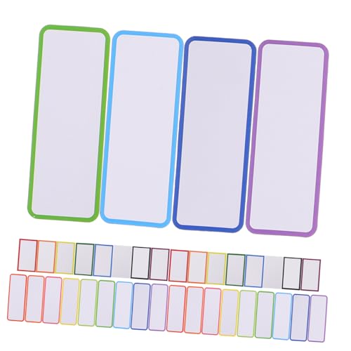 FUNNETOYU 67Stücke Magnetische Wiederverwendbare Abwischbare Magnet Memo Tags für Kühlschränke Whiteboards Büro und Zuhause Bunten von FUNNETOYU